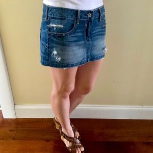 Hollister Mini Jean Skirt